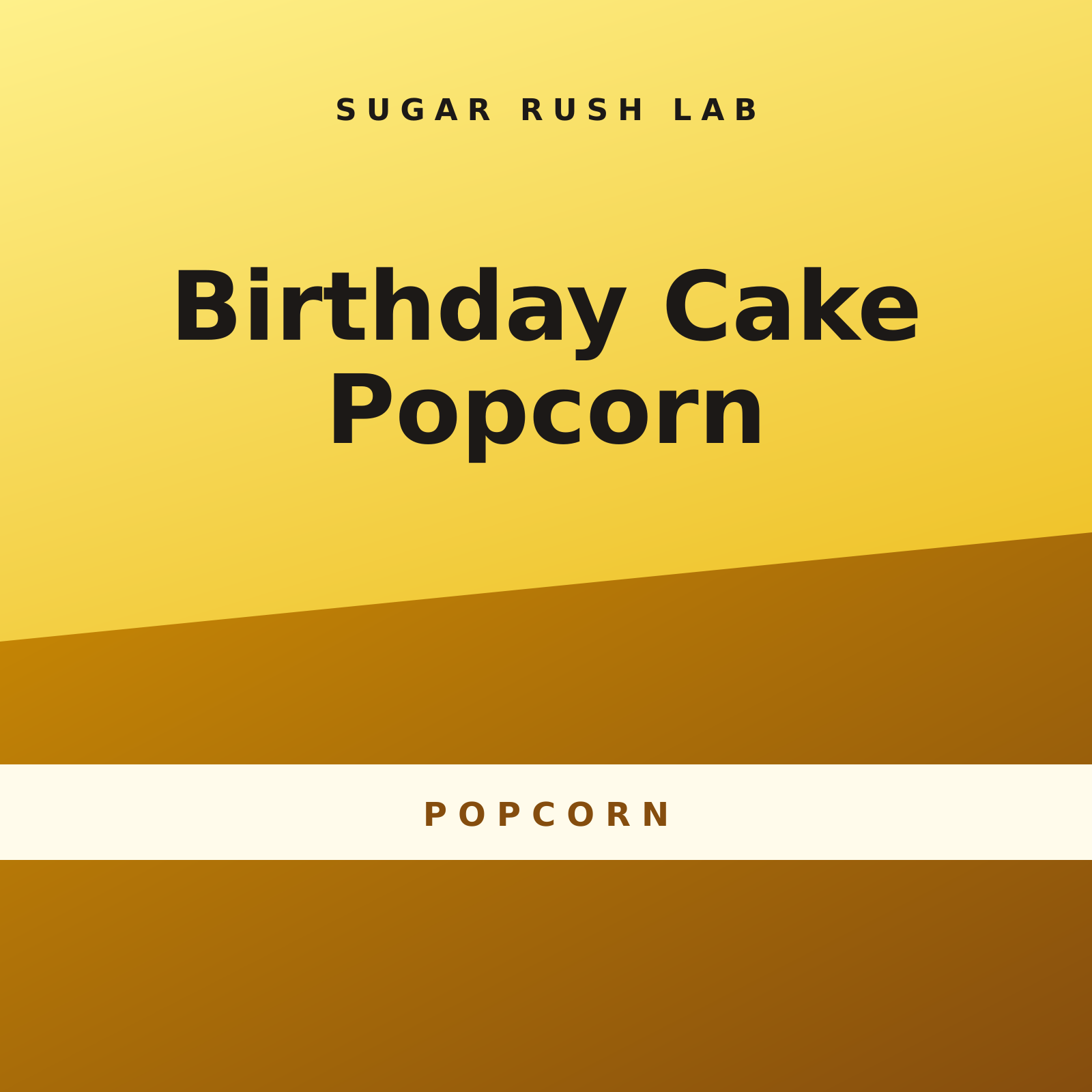 Birthday Cake Popcorn
