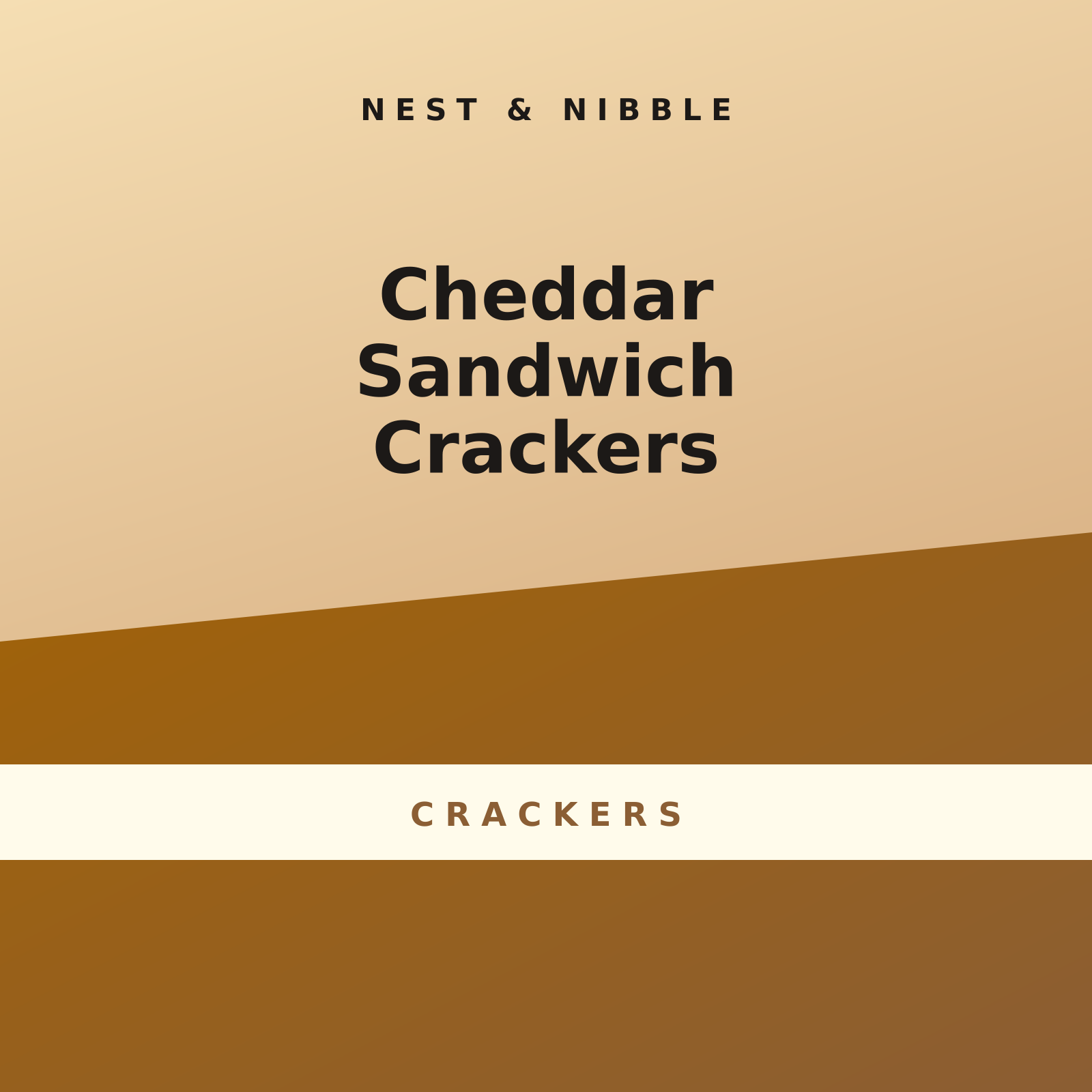 Cheddar Sandwich Crackers