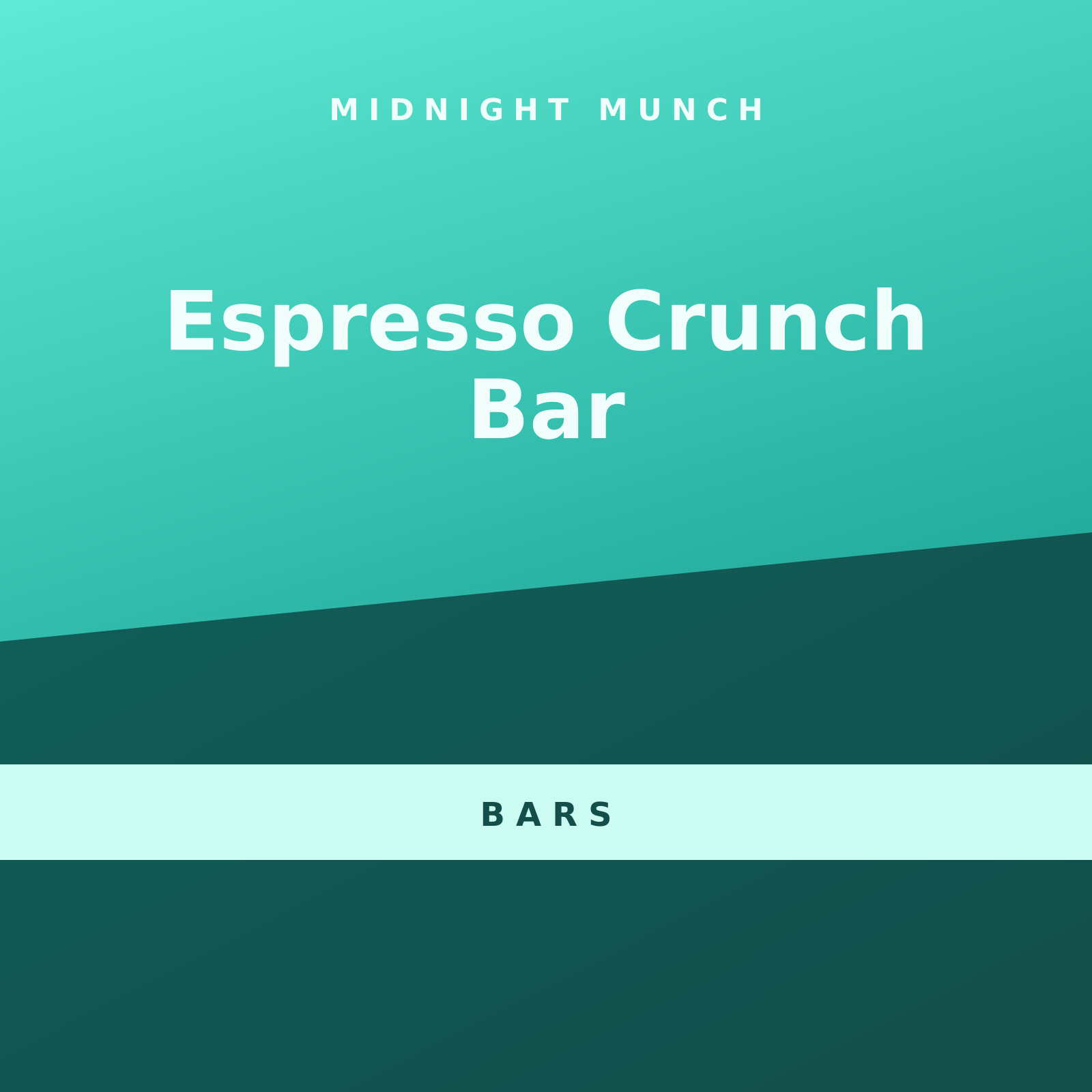 Espresso Crunch Bar