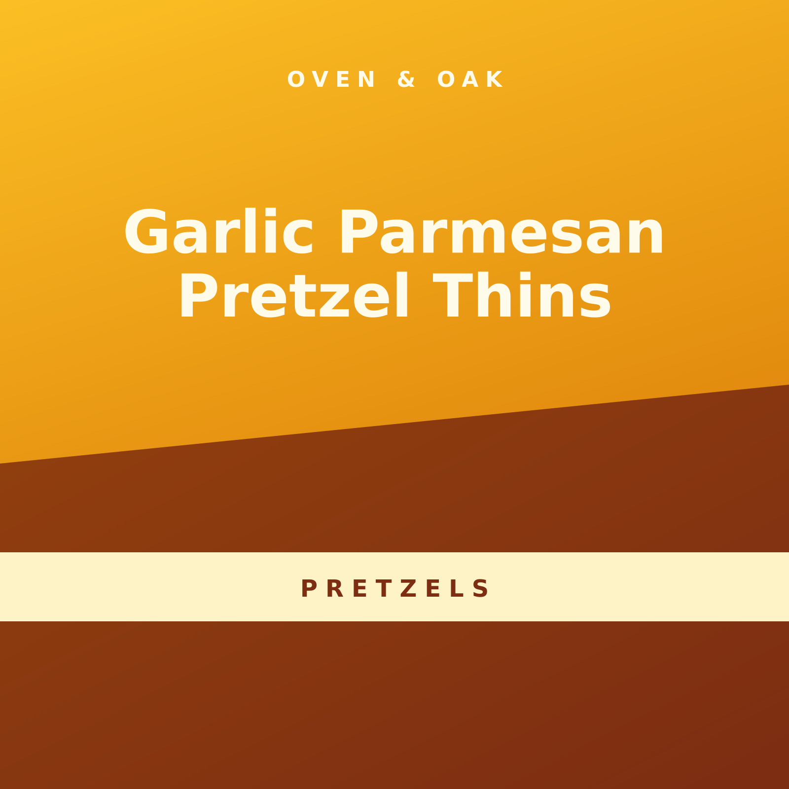 Garlic Parmesan Pretzel Thins