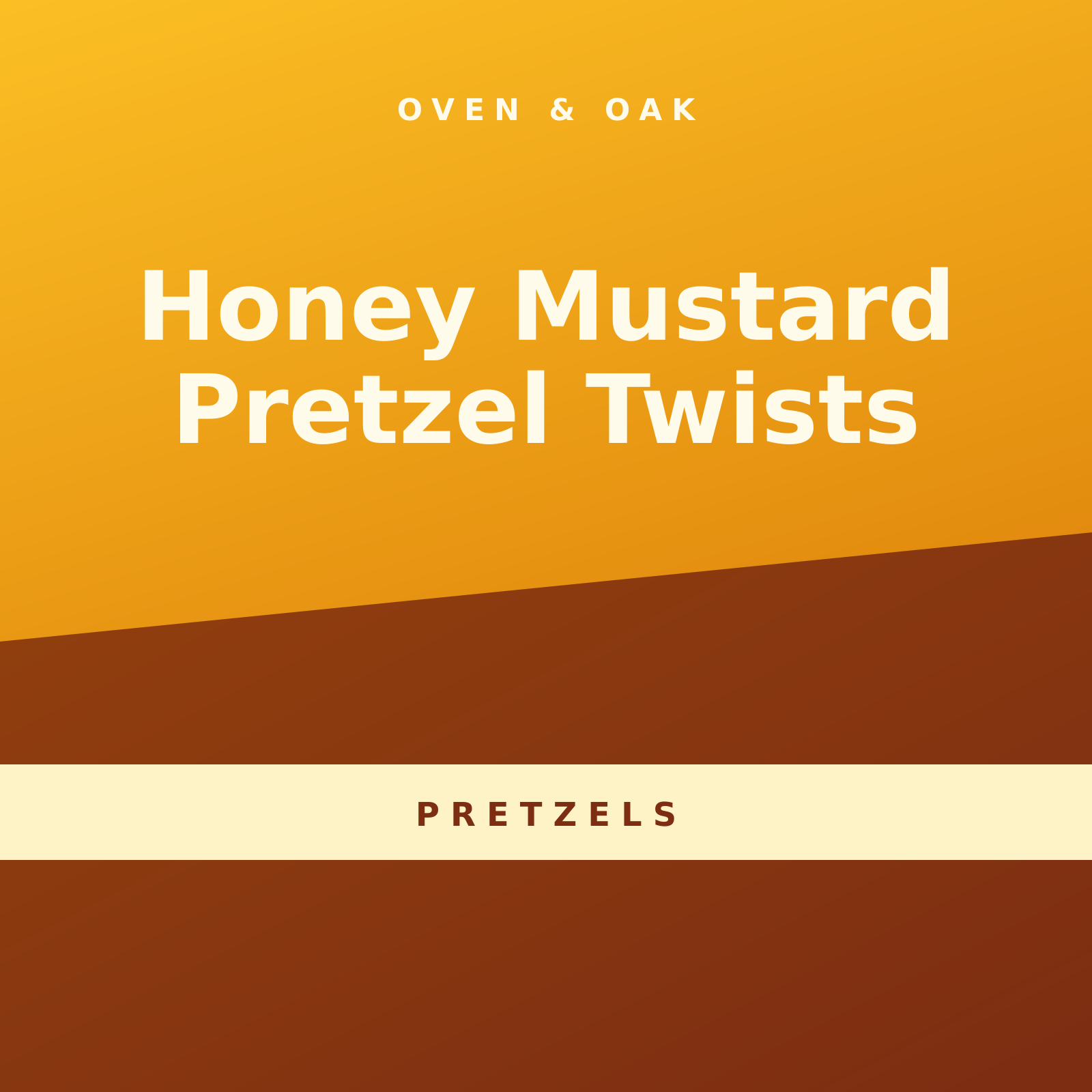 Honey Mustard Pretzel Twists