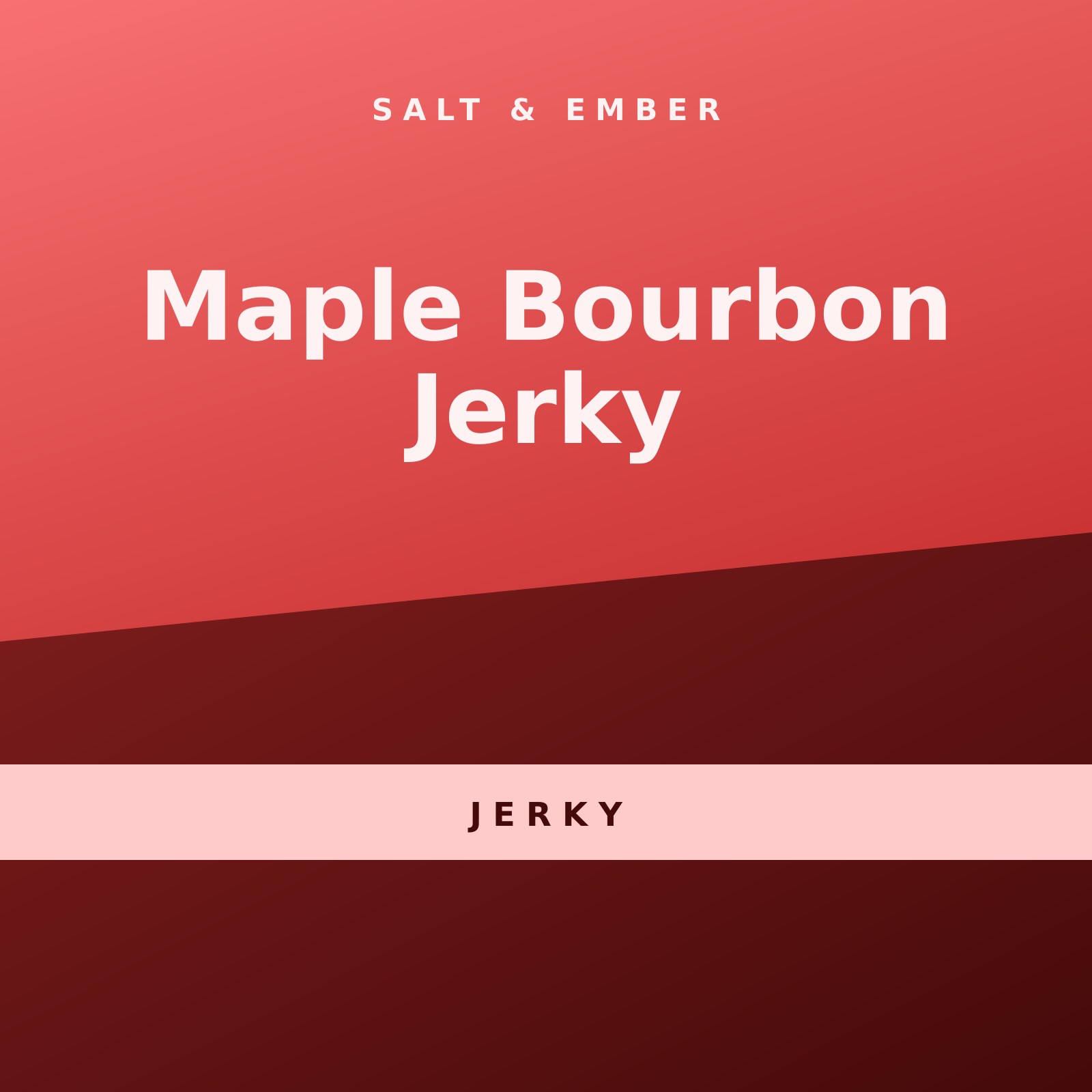 Maple Bourbon Jerky