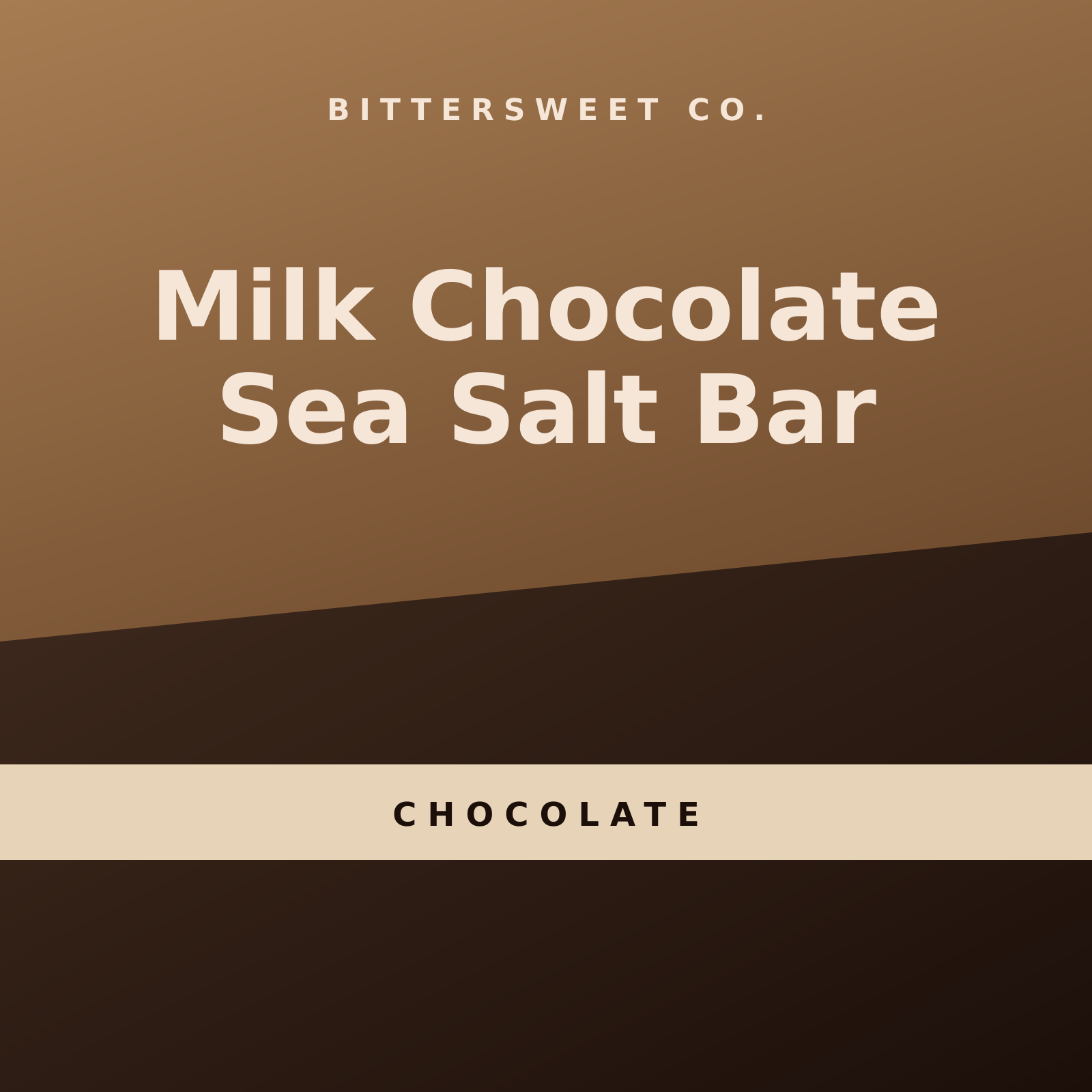 Milk Chocolate Sea Salt Bar
