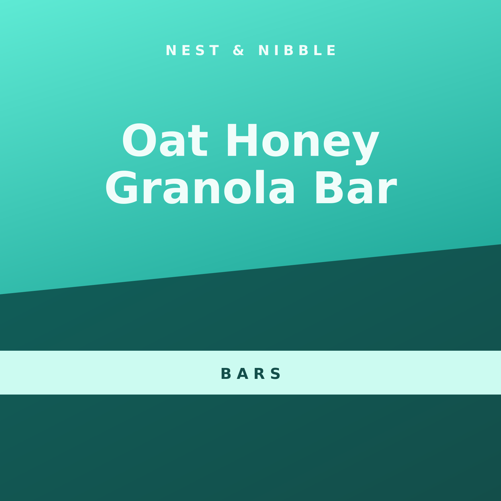 Oat Honey Granola Bar