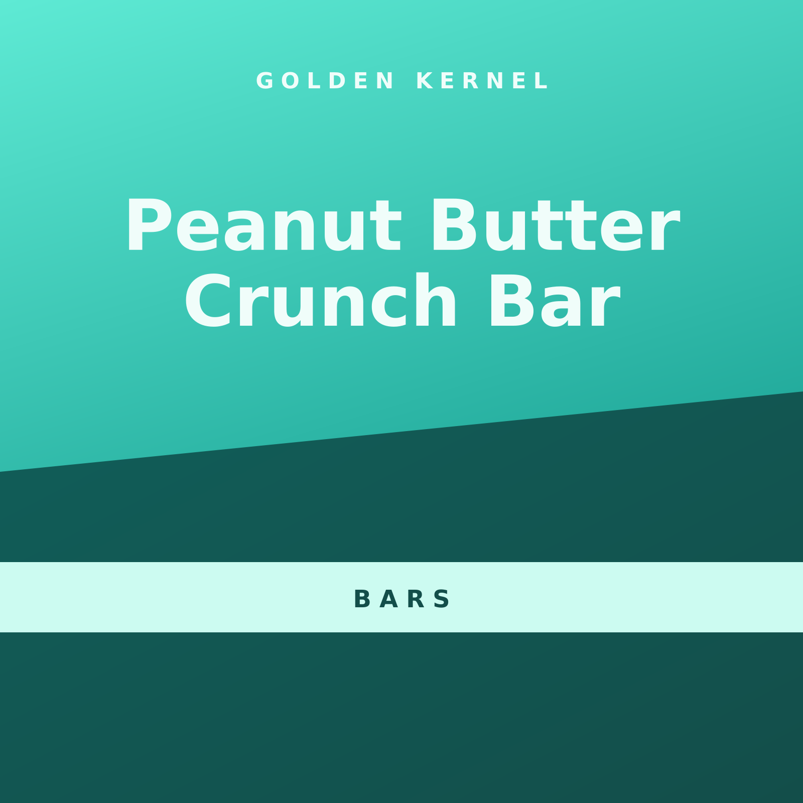Peanut Butter Crunch Bar