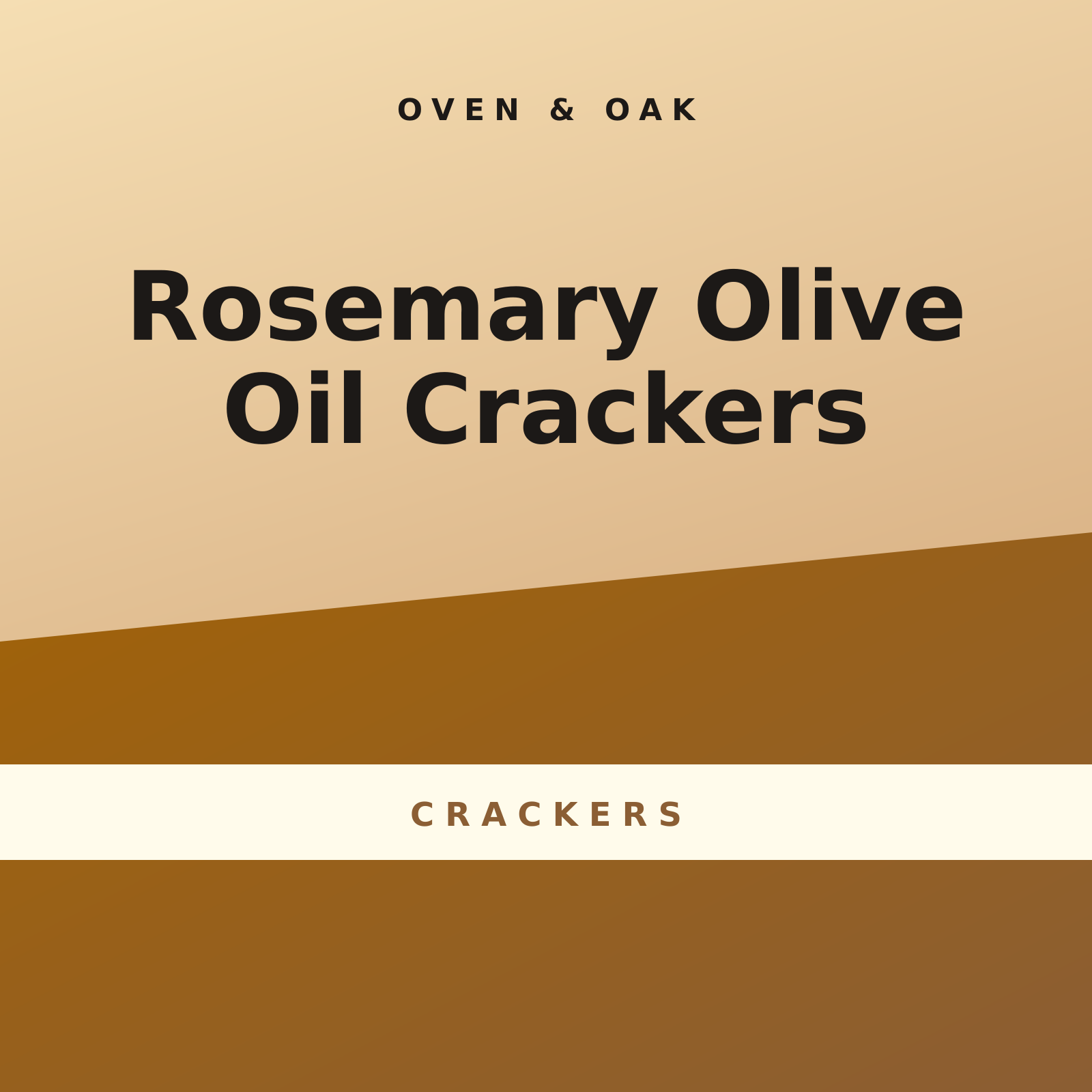 Rosemary Olive Oil Crackers