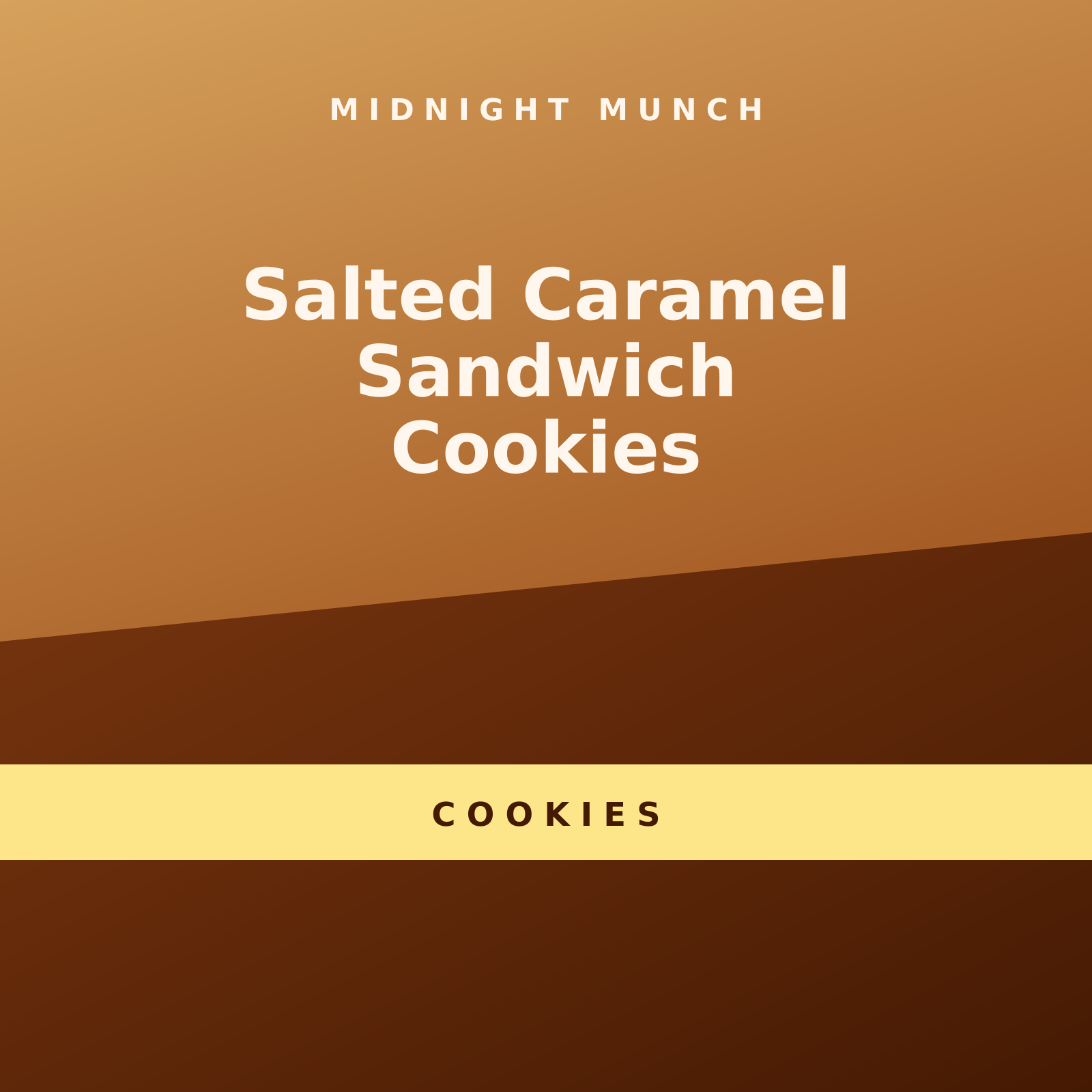 Salted Caramel Sandwich Cookies