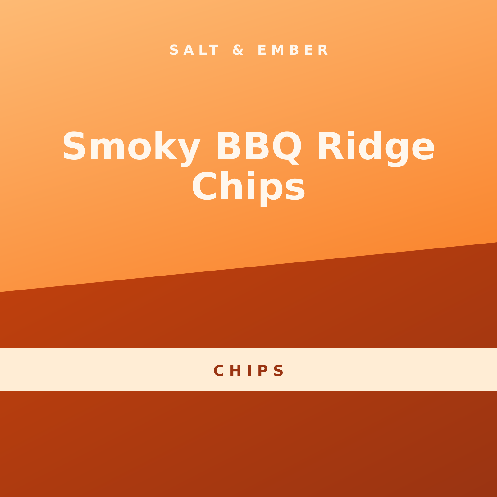 Smoky BBQ Ridge Chips