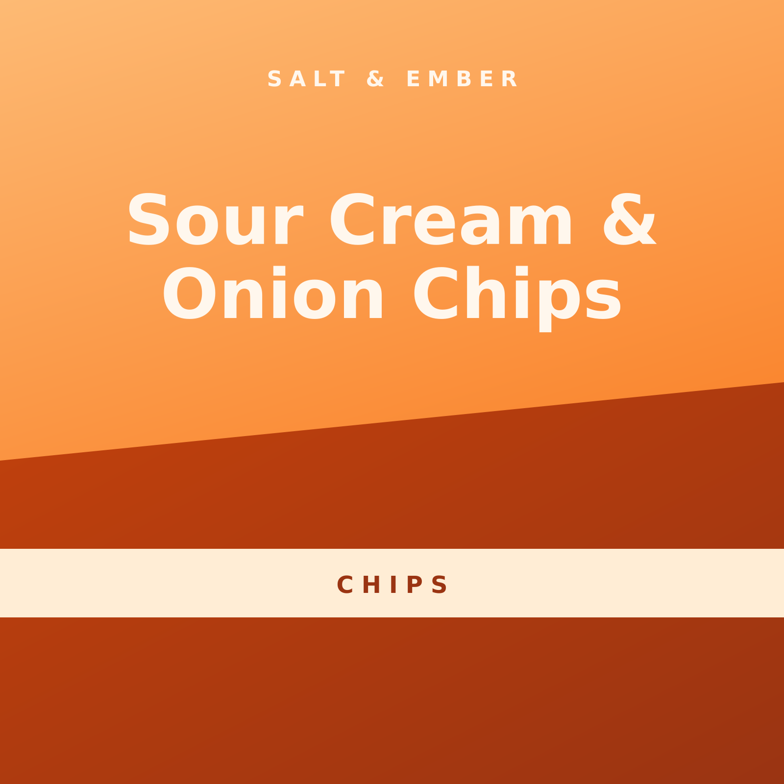 Sour Cream & Onion Chips