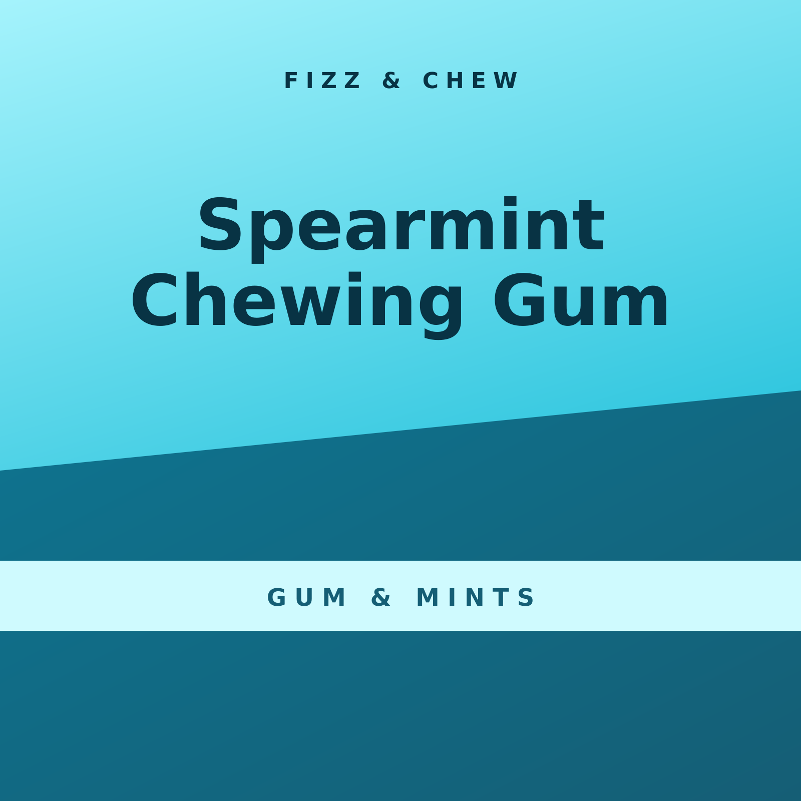 Spearmint Chewing Gum