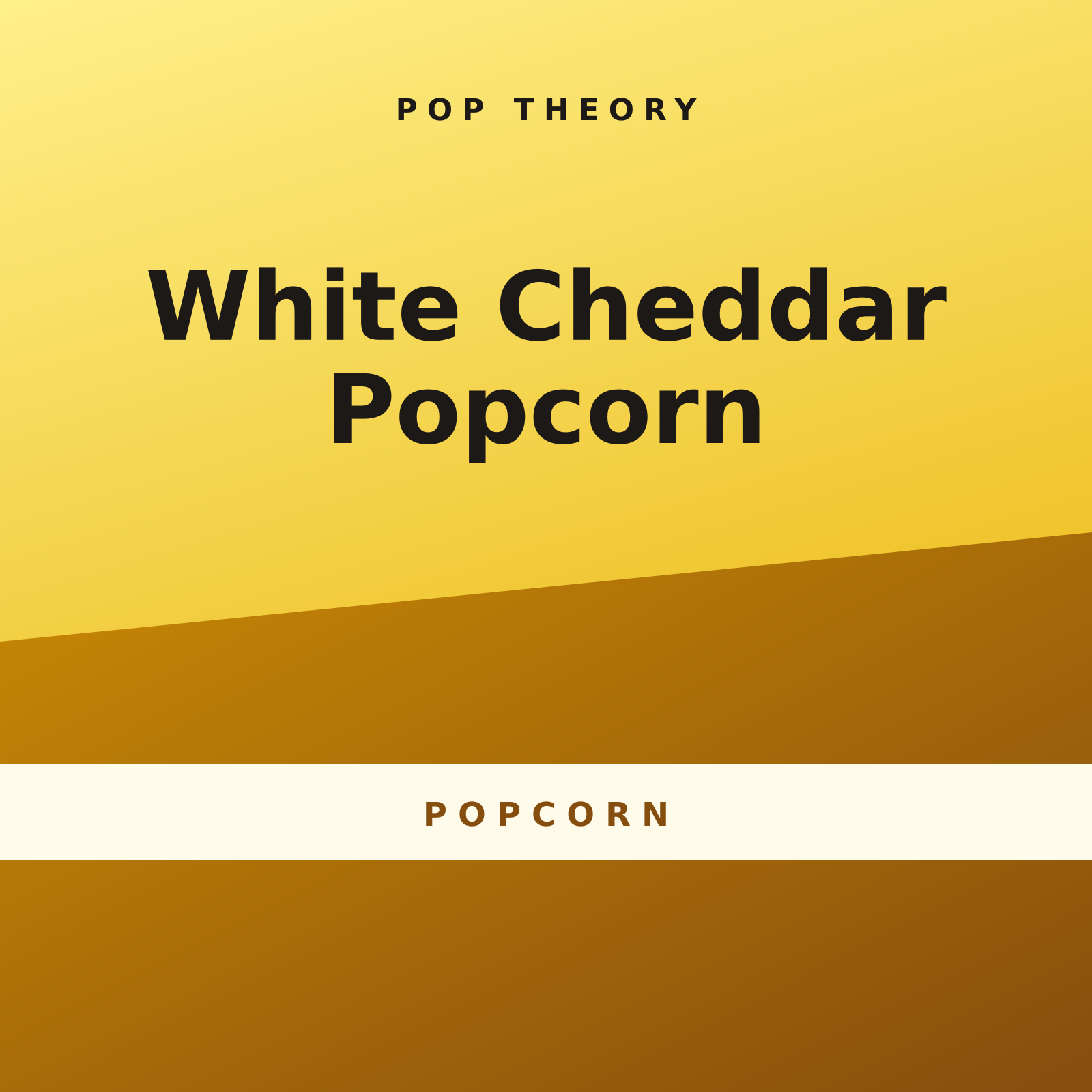 White Cheddar Popcorn